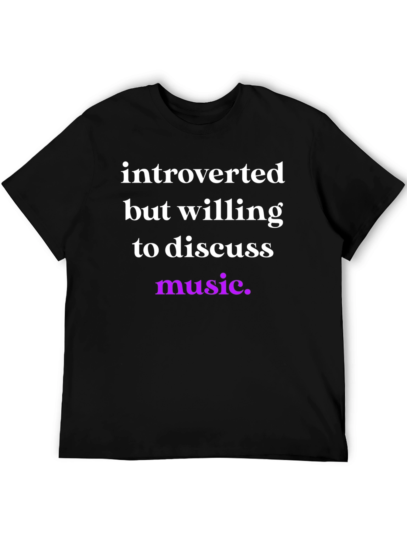 Introverted Music Lover T-Shirt