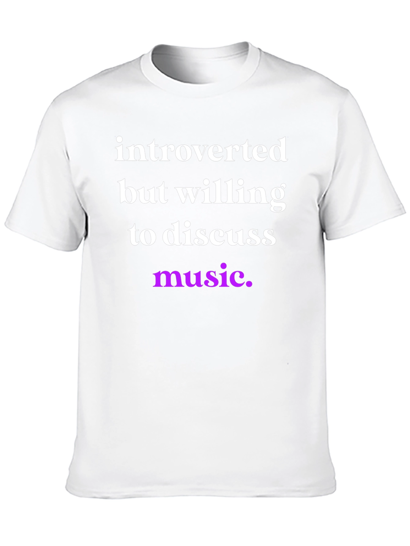 Introverted Music Lover T-Shirt