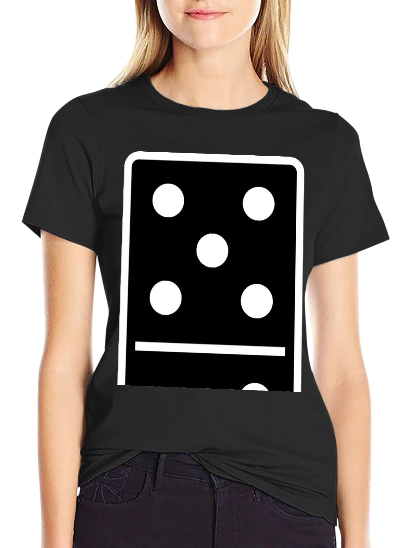 Domino Five-One Graphic Tee - Classic Game Night Style