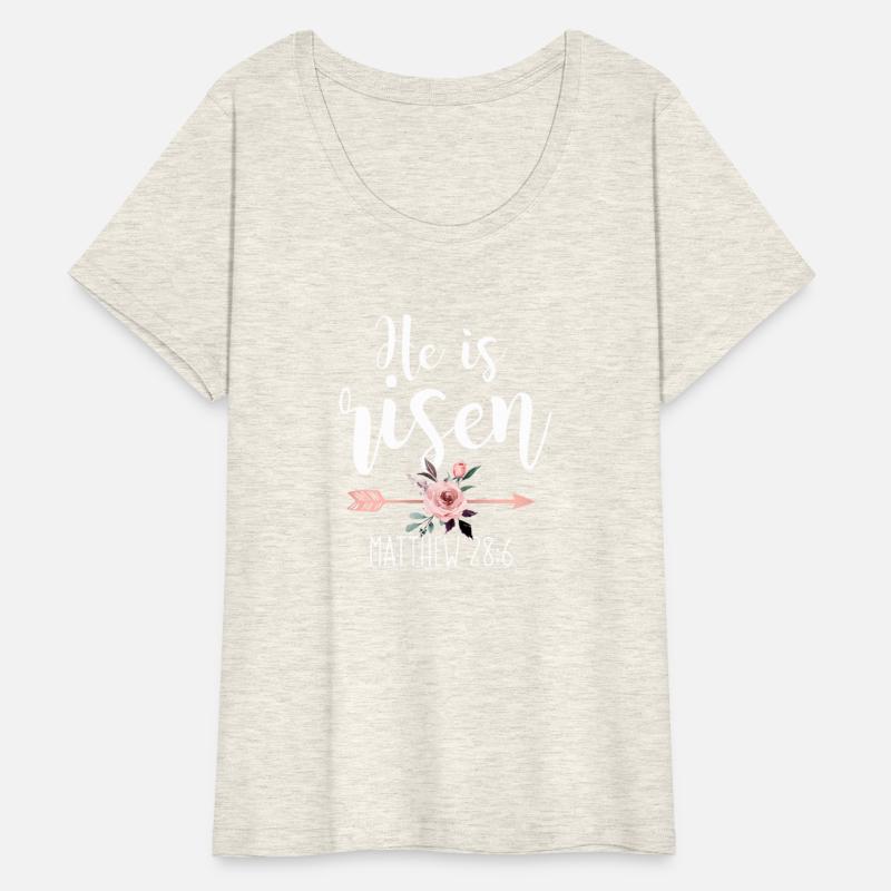 He Is Risen Floral Arrow Easter Christiann