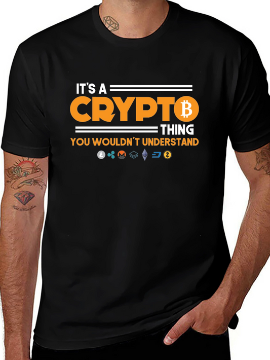 Its a Crypto Thing Graphic Tee - Bitcoin & Altcoins