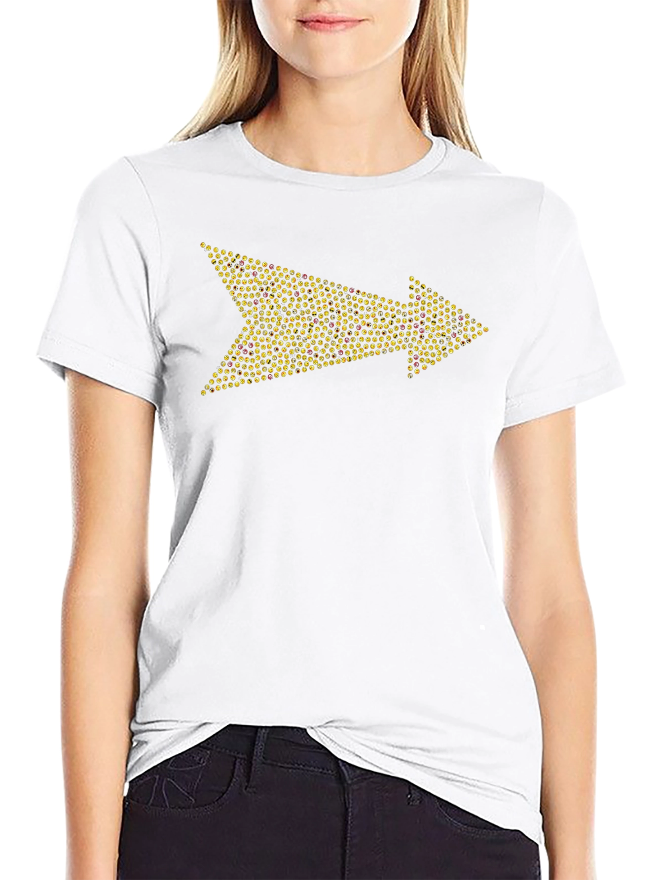 Arrow Graphic Print T-Shirt
