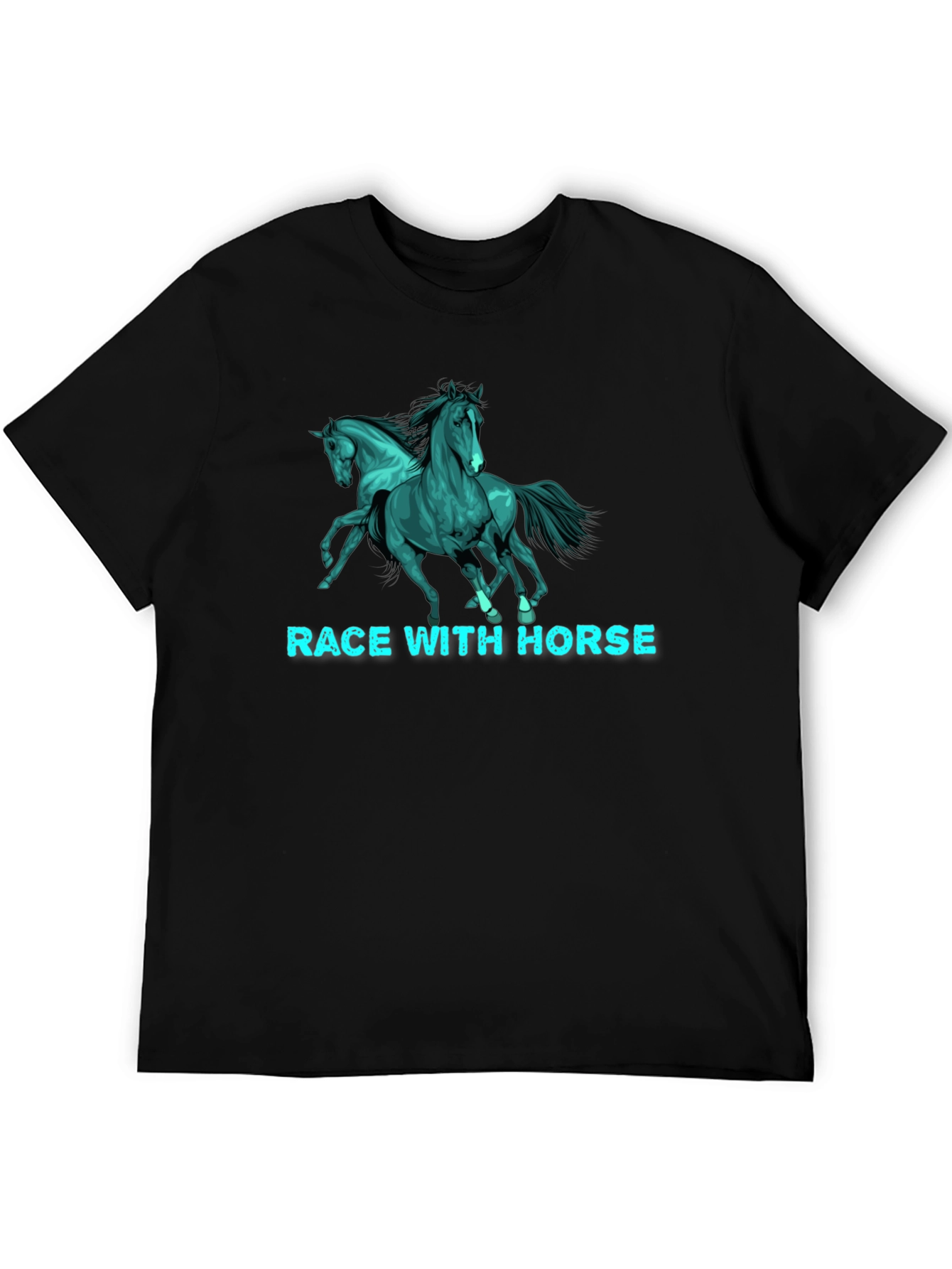 Race With Horse T-Shirt