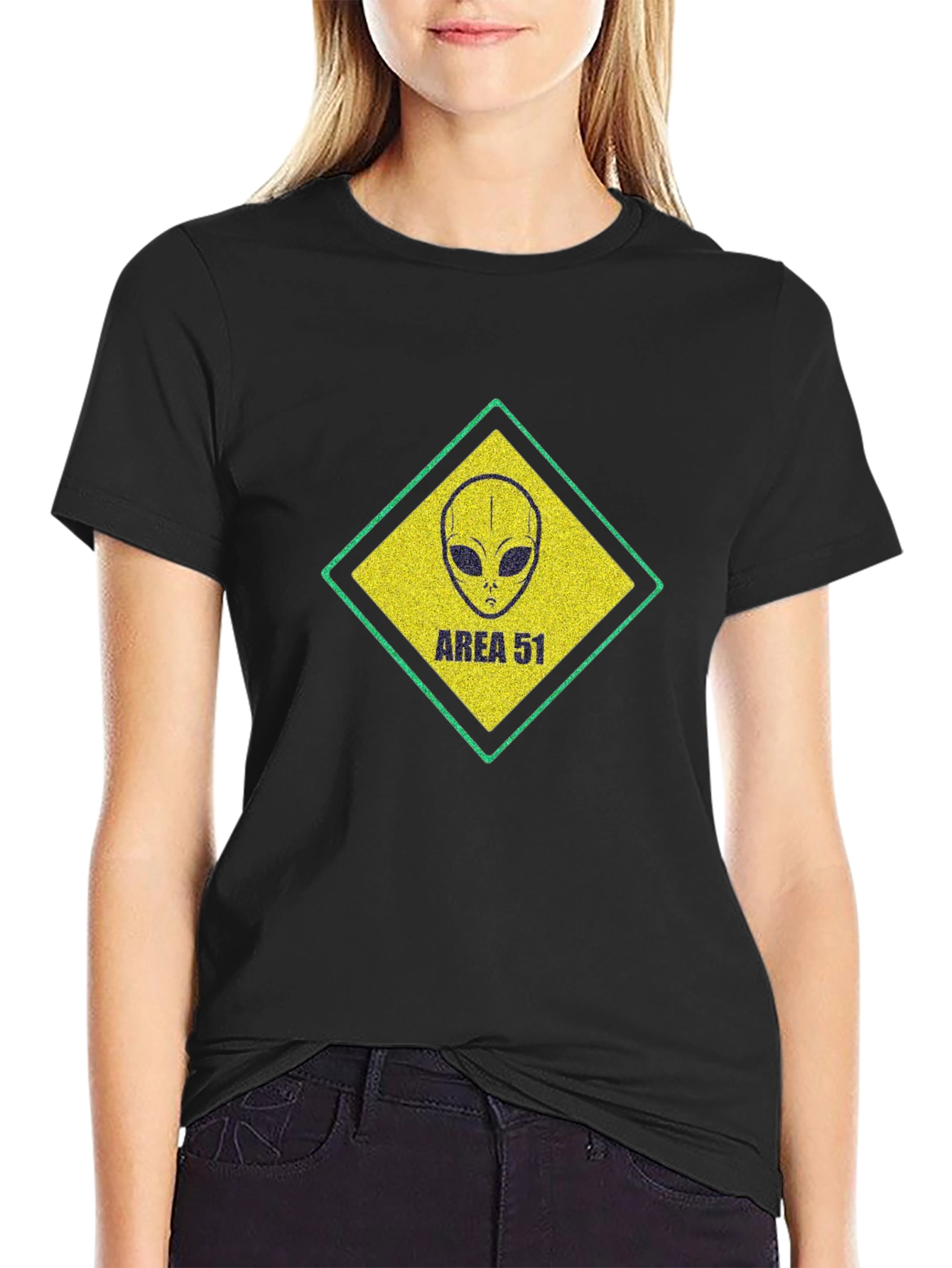 Area 51 Alien Graphic T-Shirt