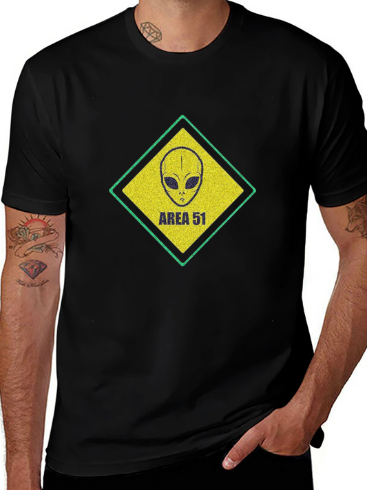 Area 51 Alien Graphic T-Shirt