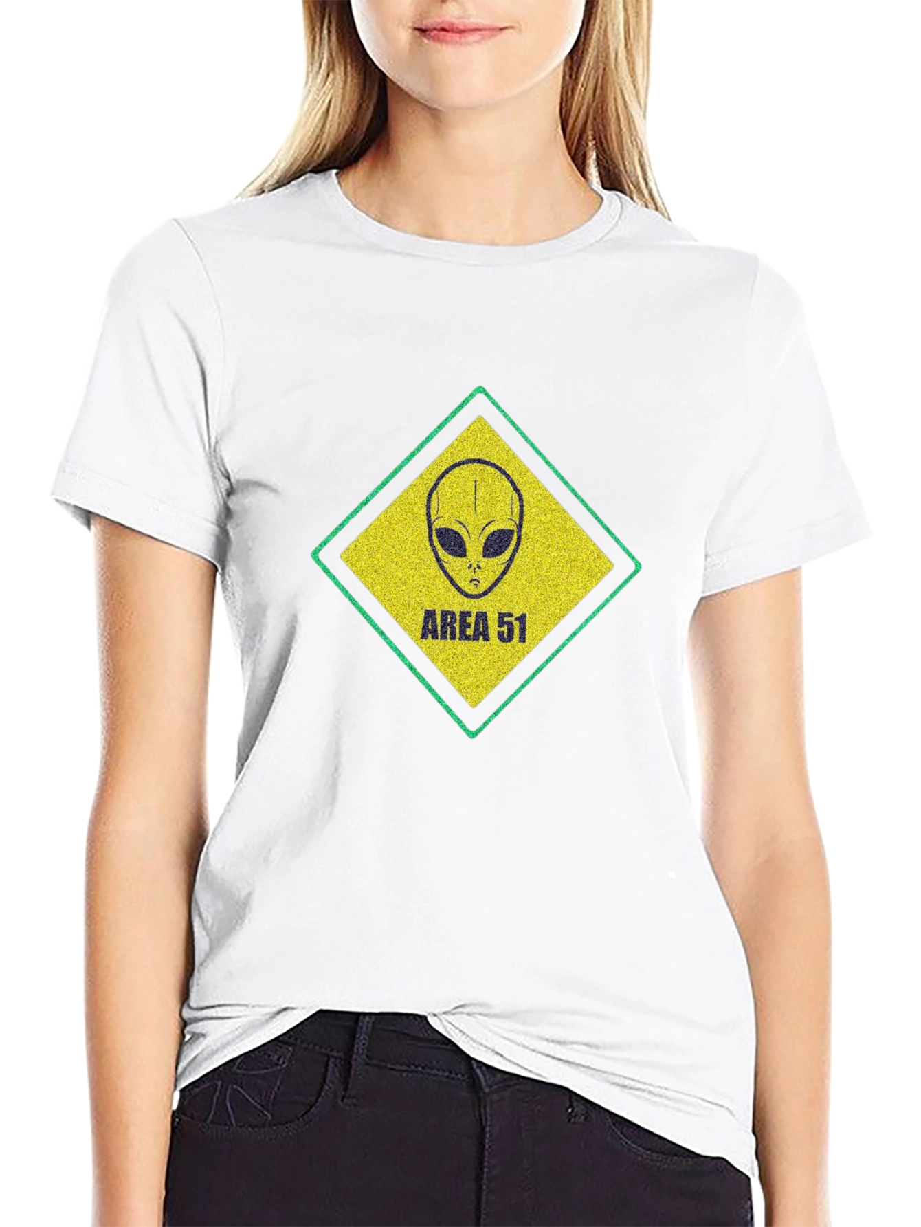 Area 51 Alien Graphic T-Shirt