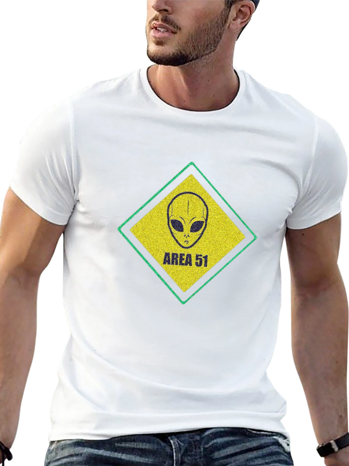 Area 51 Alien Graphic T-Shirt