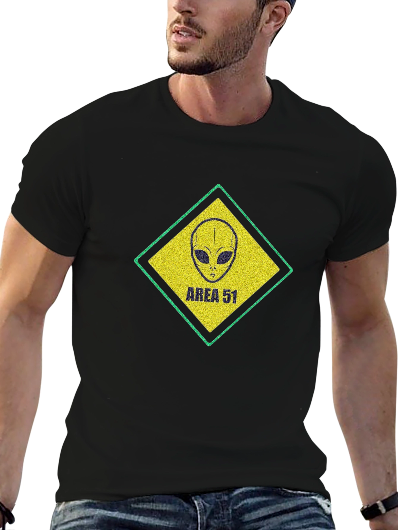 Area 51 Alien Graphic T-Shirt