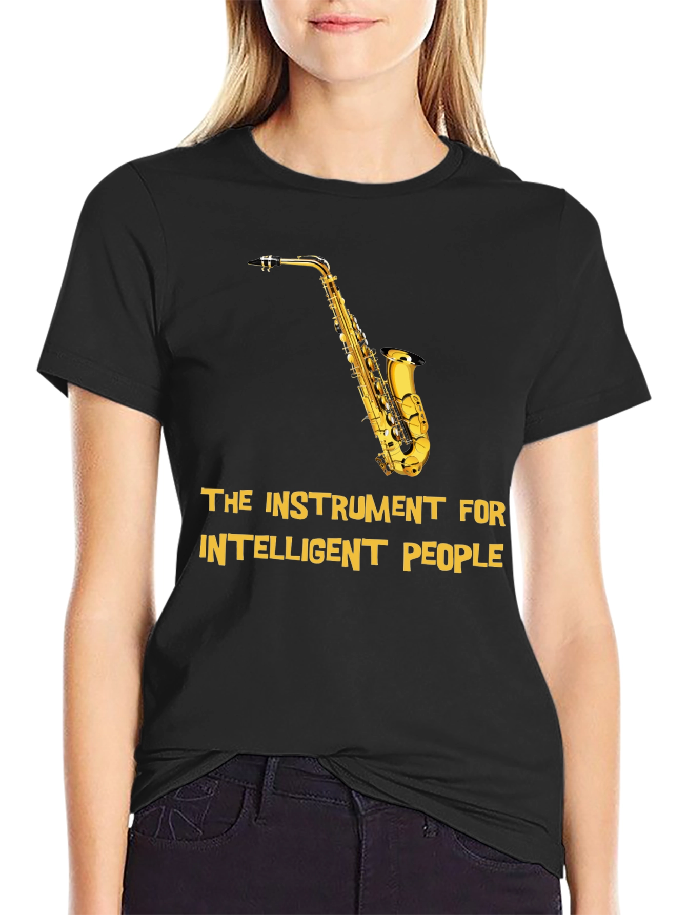 Saxophone Instrument for Intelligent People T-Shirt