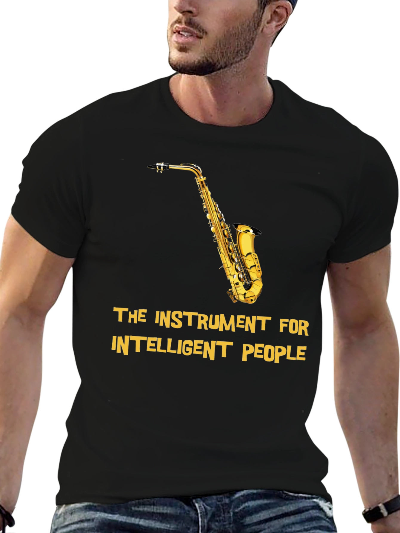 Saxophone Instrument for Intelligent People T-Shirt