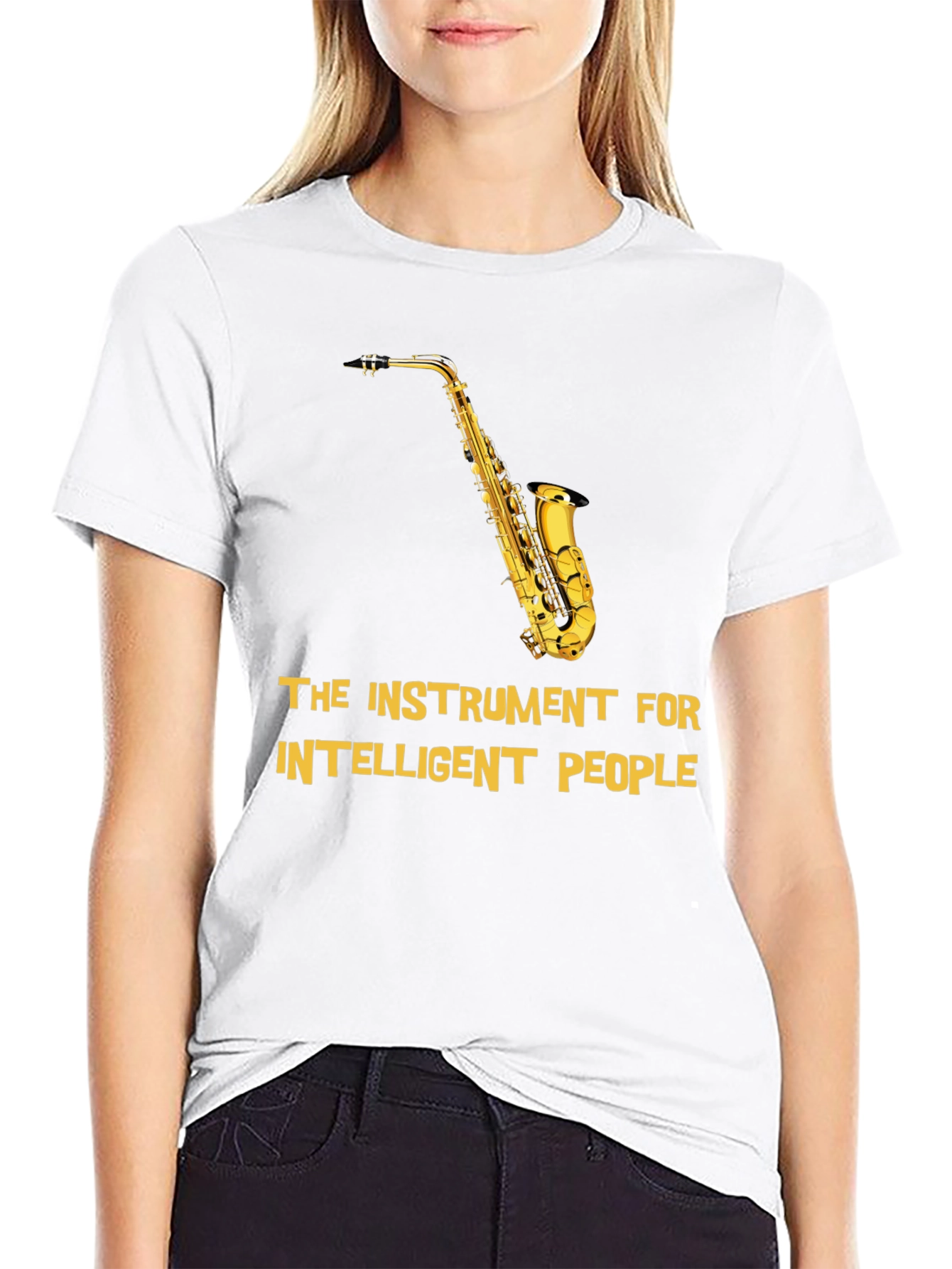 Saxophone Instrument for Intelligent People T-Shirt
