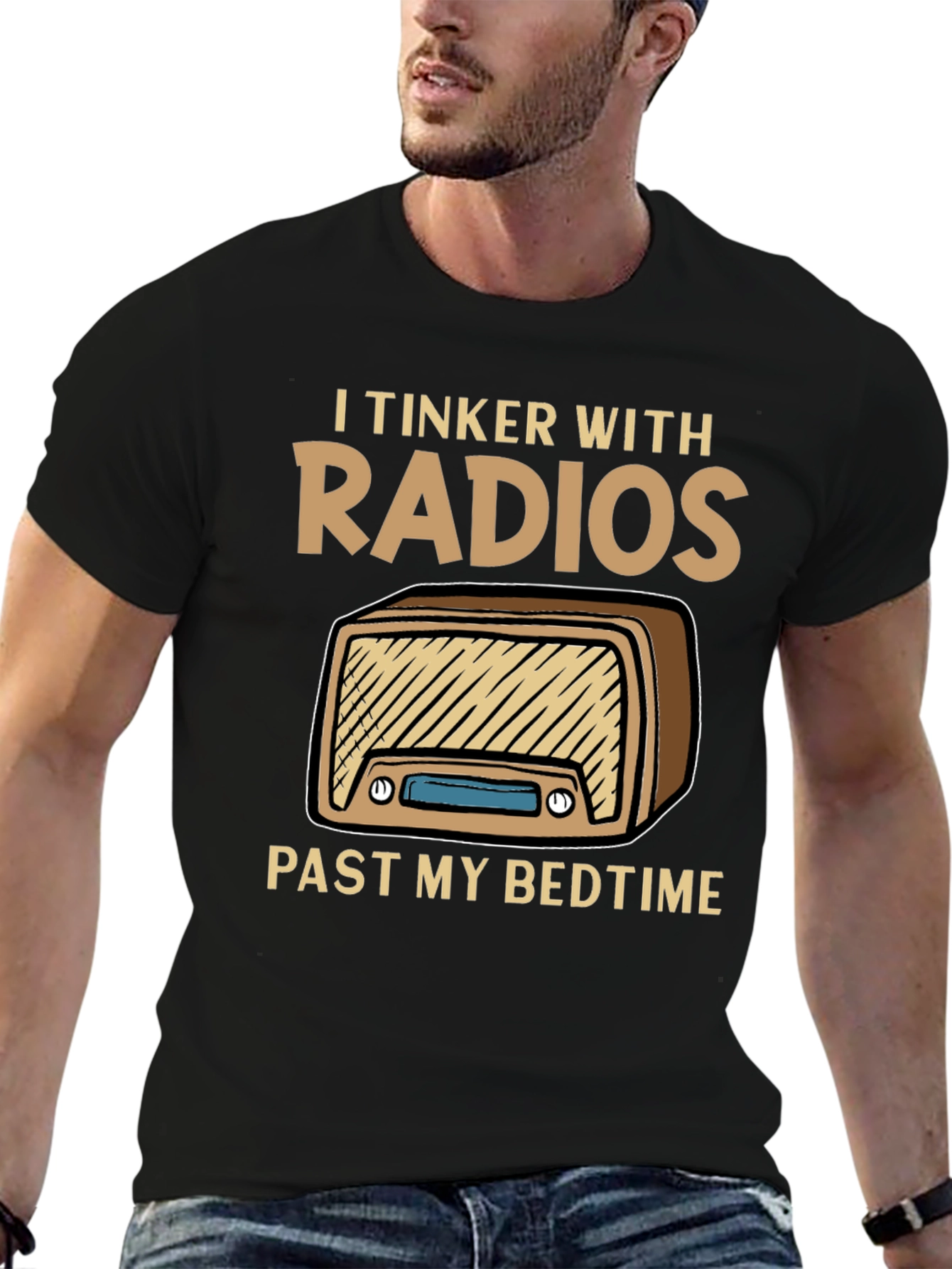 I Tinker With Radios Funny Hobby T-Shirt