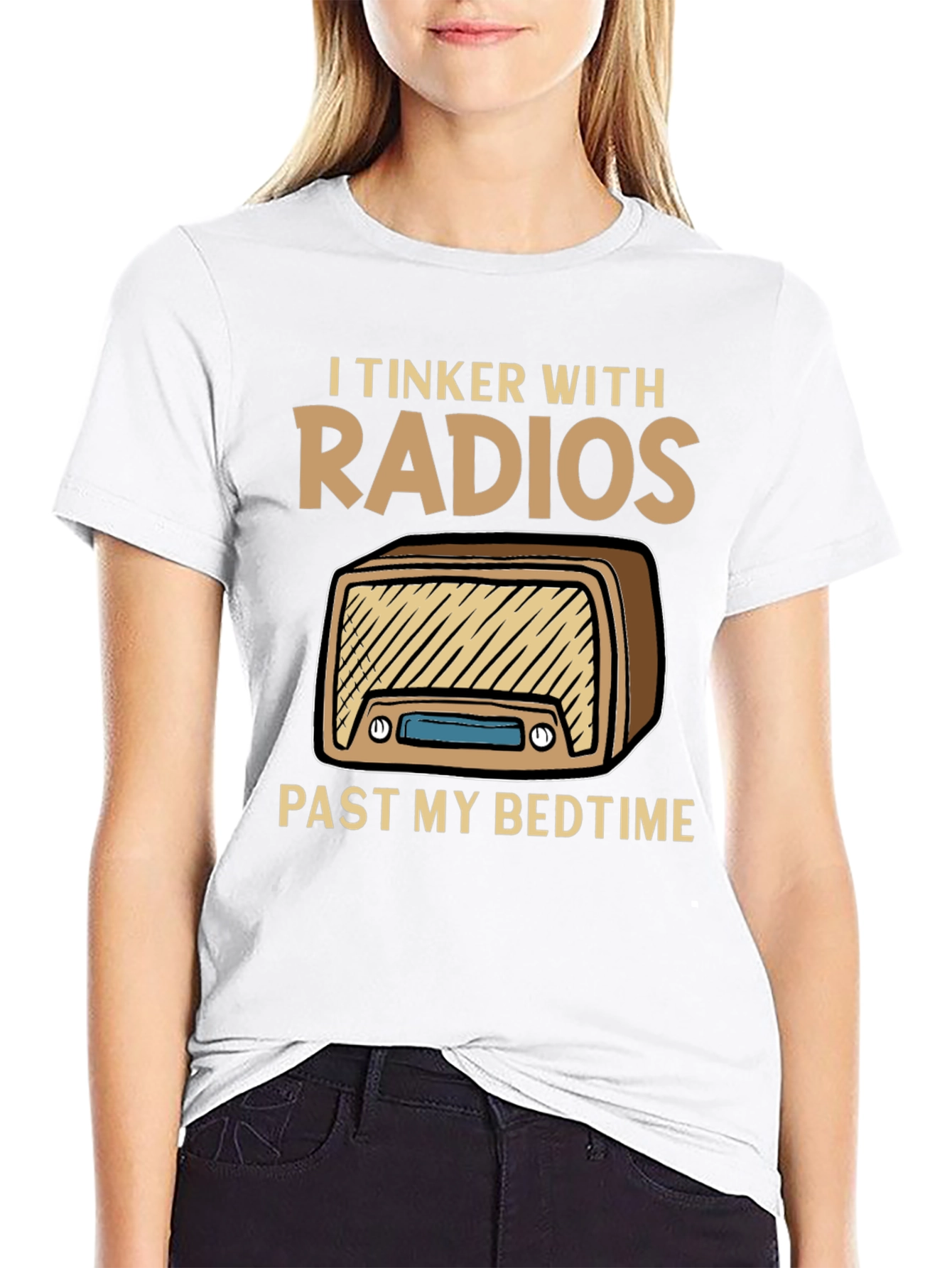 I Tinker With Radios Funny Hobby T-Shirt