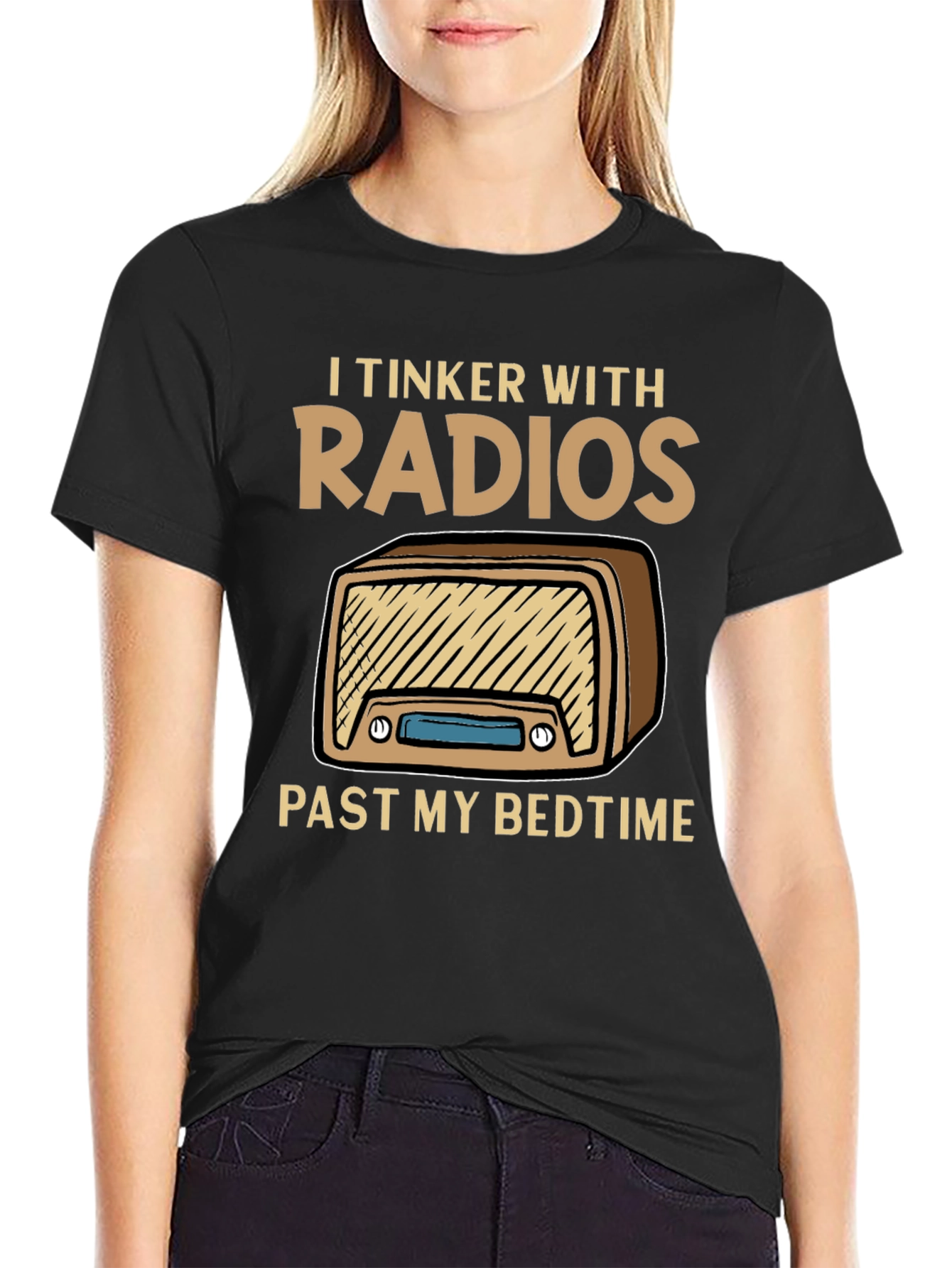 I Tinker With Radios Funny Hobby T-Shirt