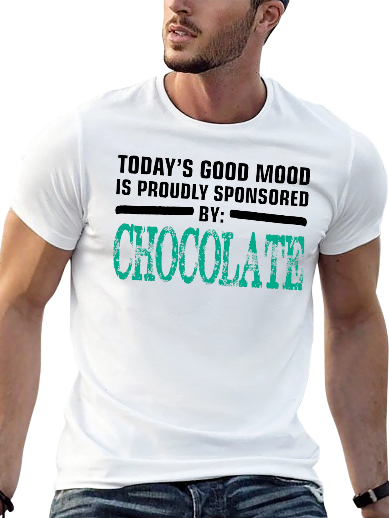 Chocolate Sponsored Good Mood T-Shirt