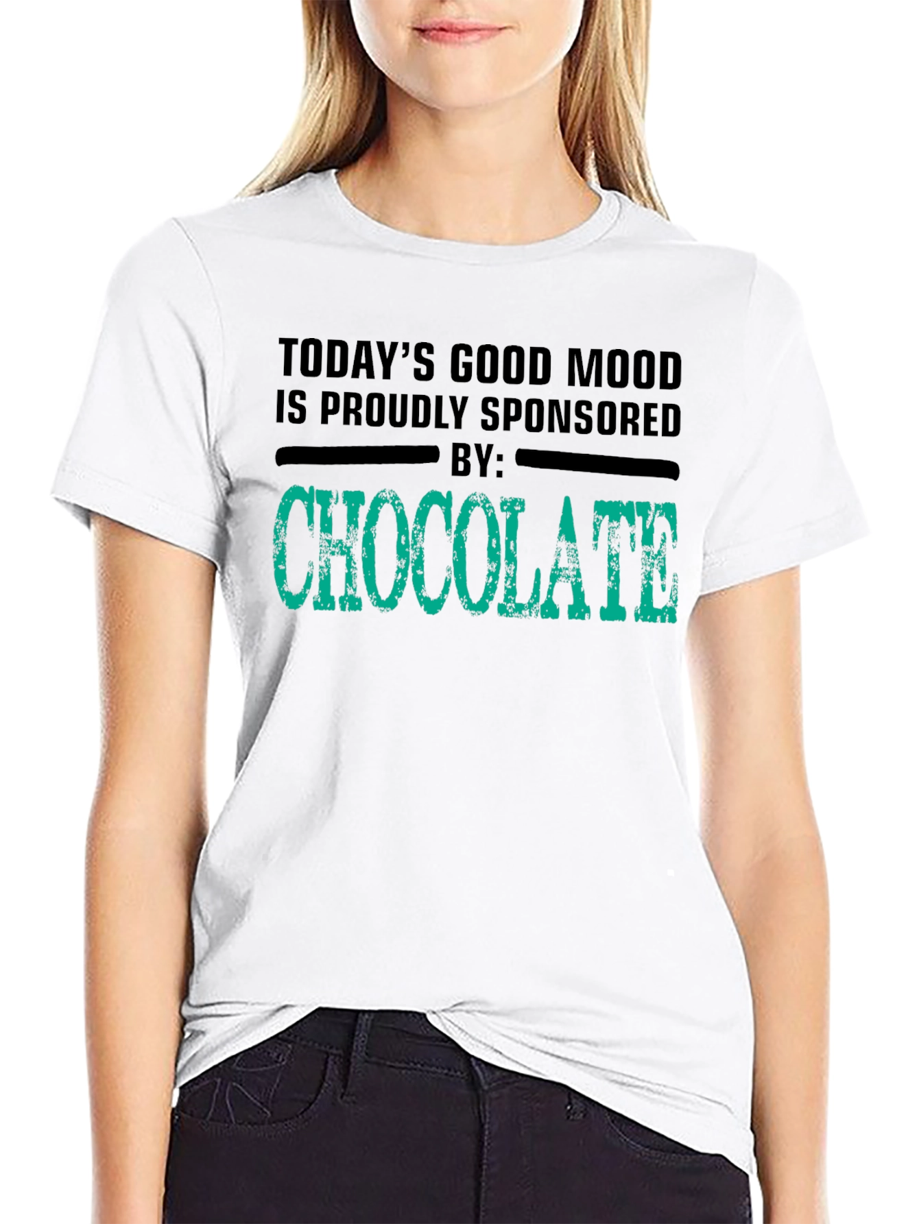 Chocolate Sponsored Good Mood T-Shirt