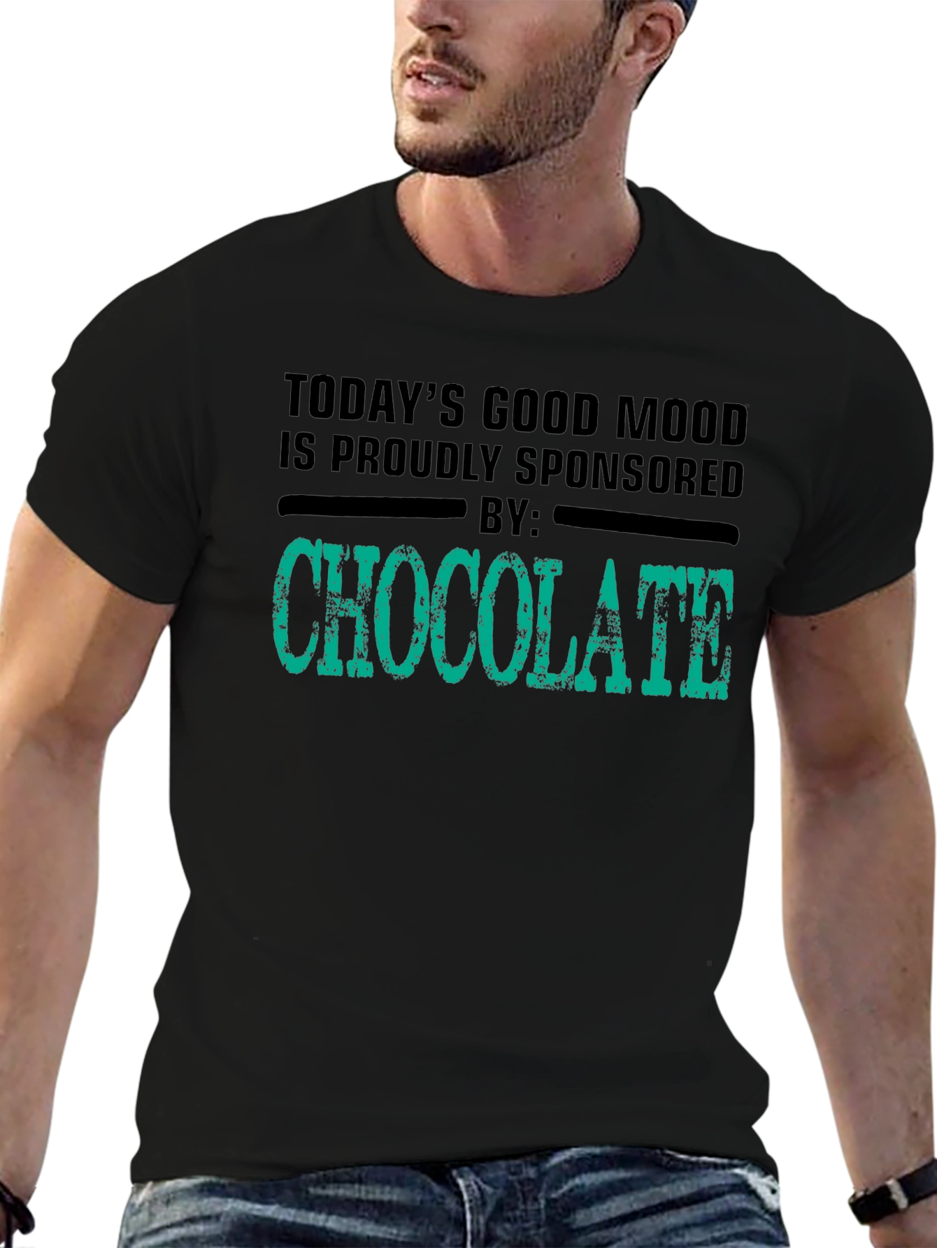 Chocolate Sponsored Good Mood T-Shirt