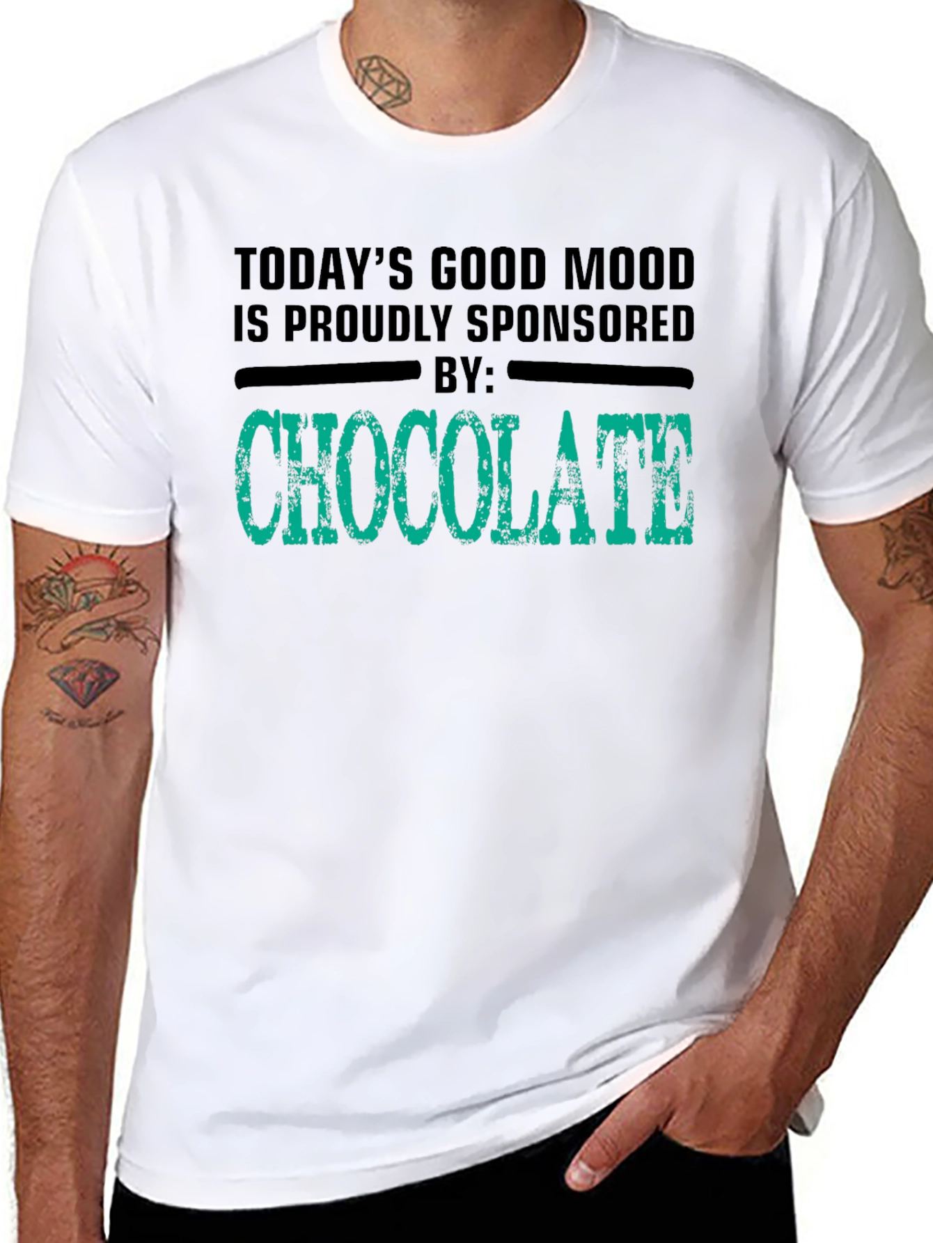 Chocolate Sponsored Good Mood T-Shirt