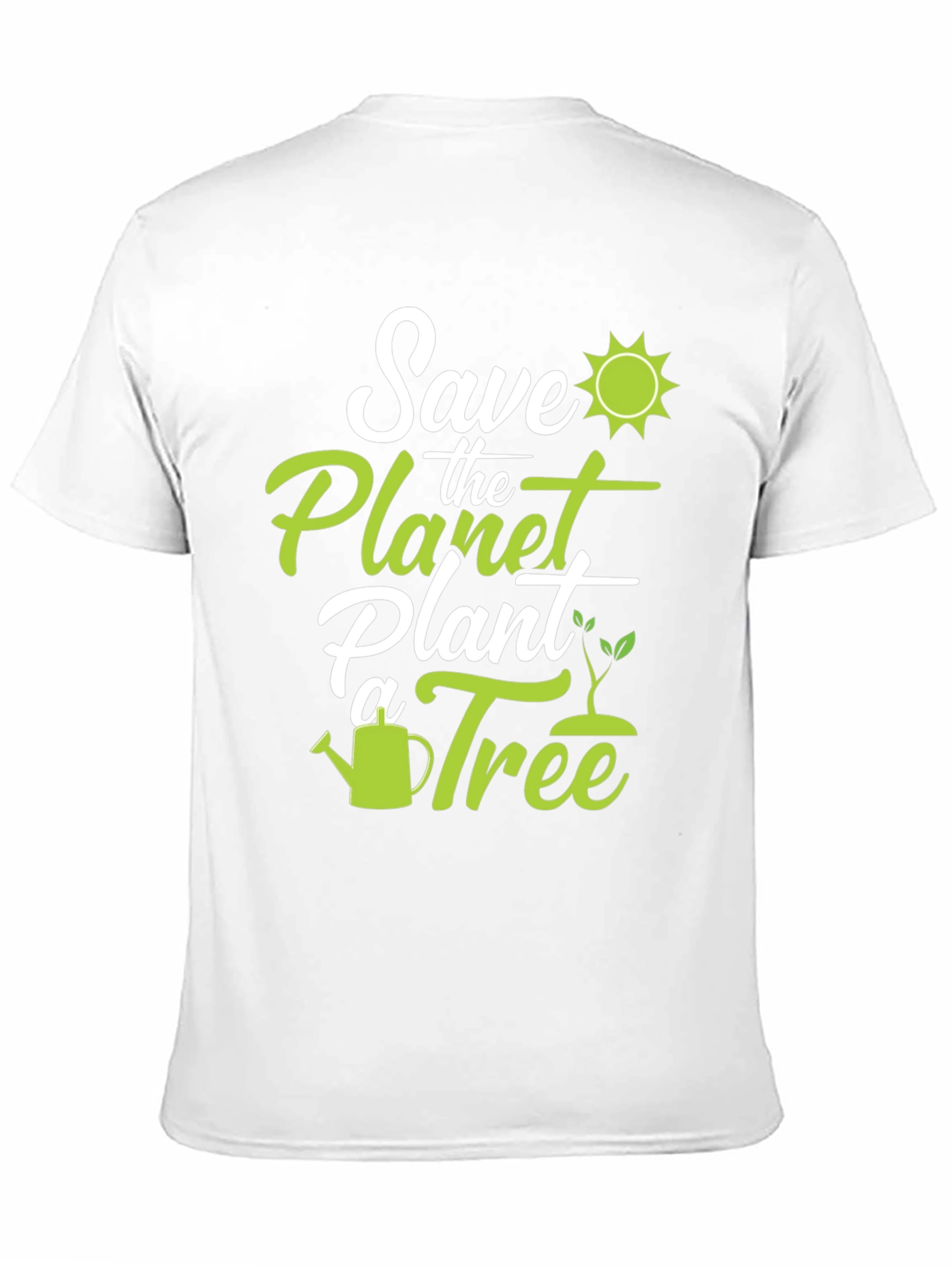 Eco-Friendly Save the Planet Graphic Tee