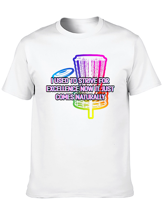 Disc Golf Excellence Tee - Rainbow Disc Golf Basket