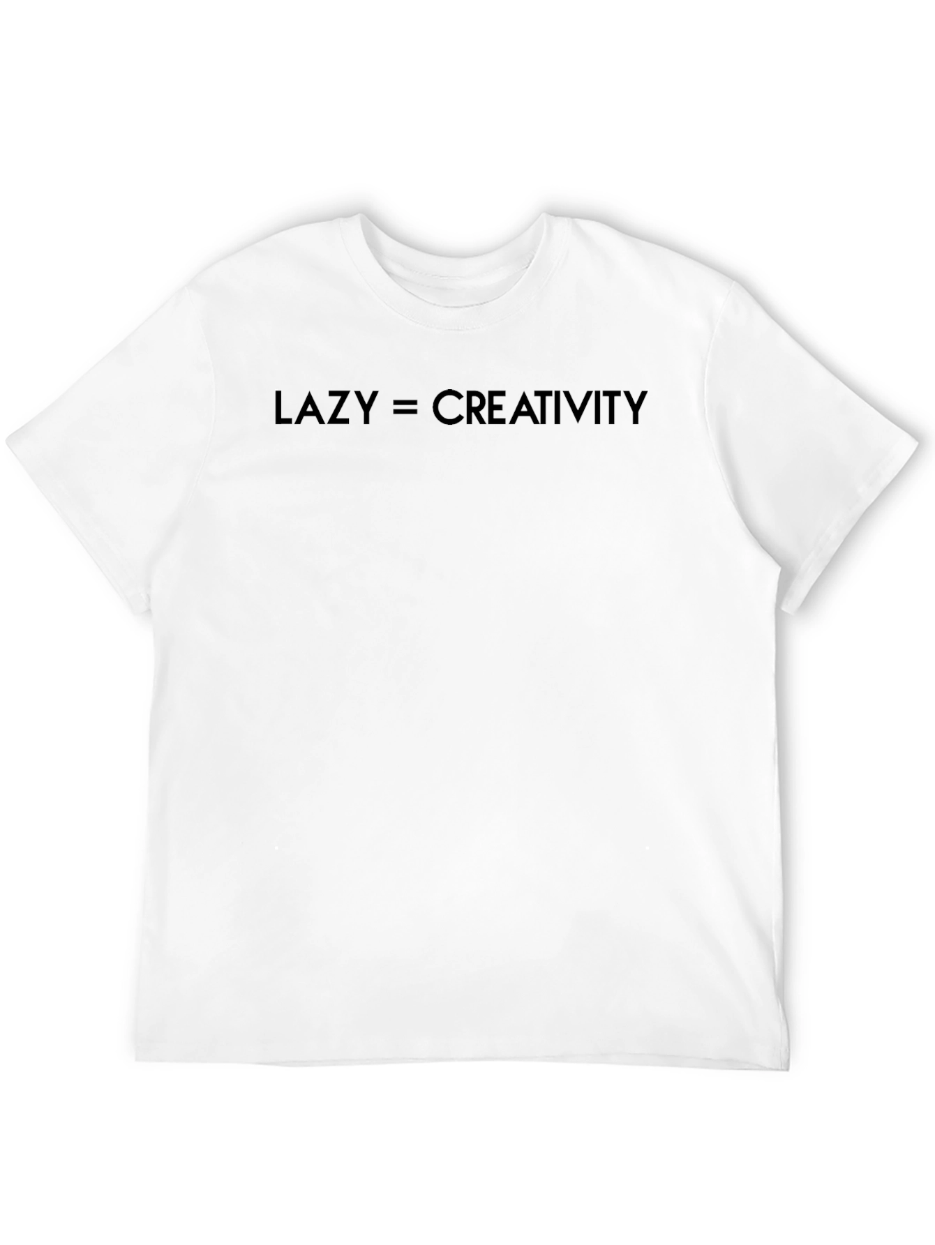 Lazy Equals Creativity Graphic Tee
