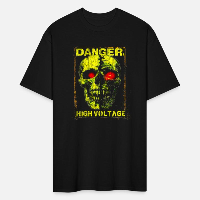 High Voltage Warning | Blacktee | Streetwear by As