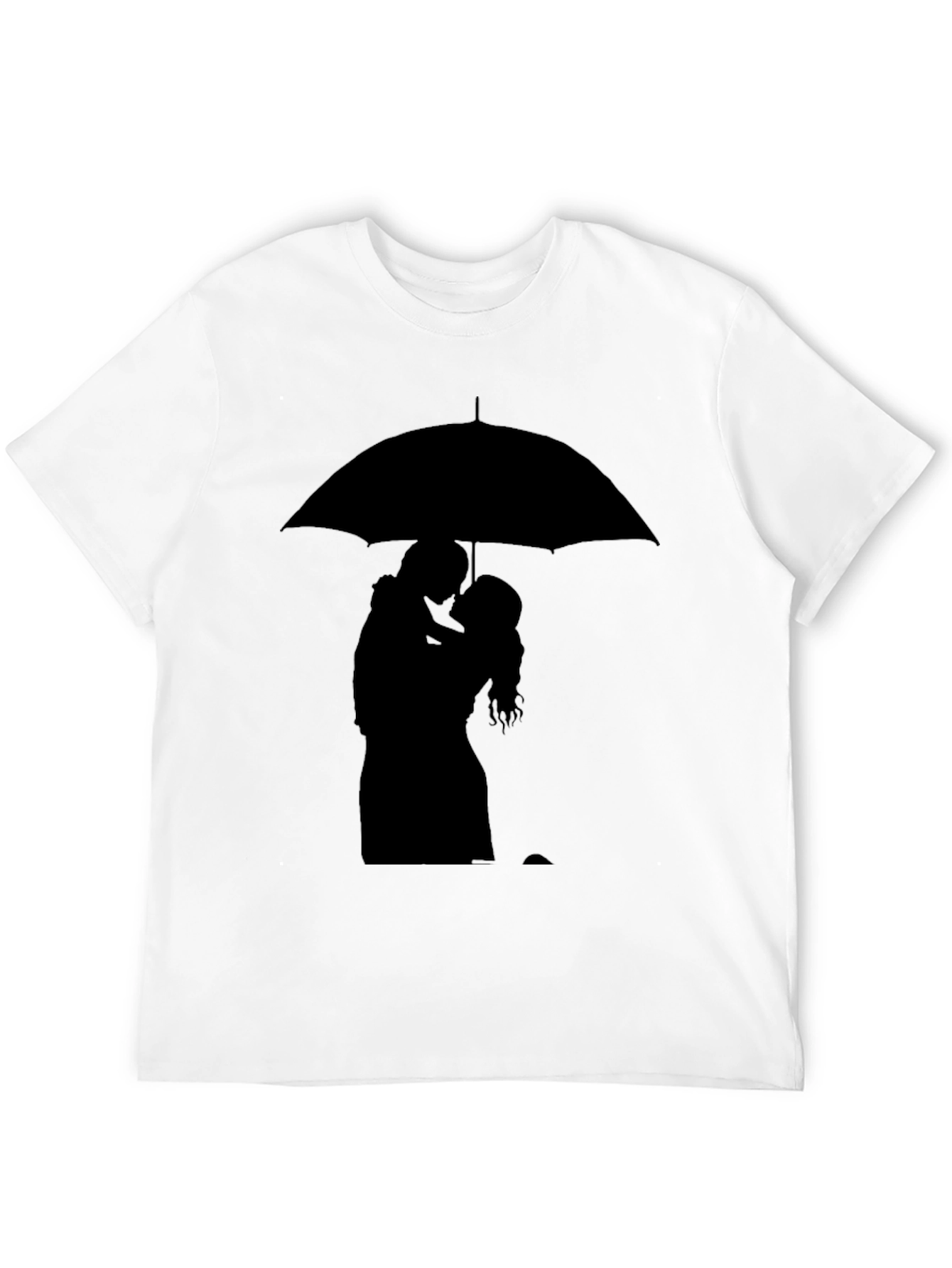 Romantic Silhouette T-Shirt - Under the Umbrella