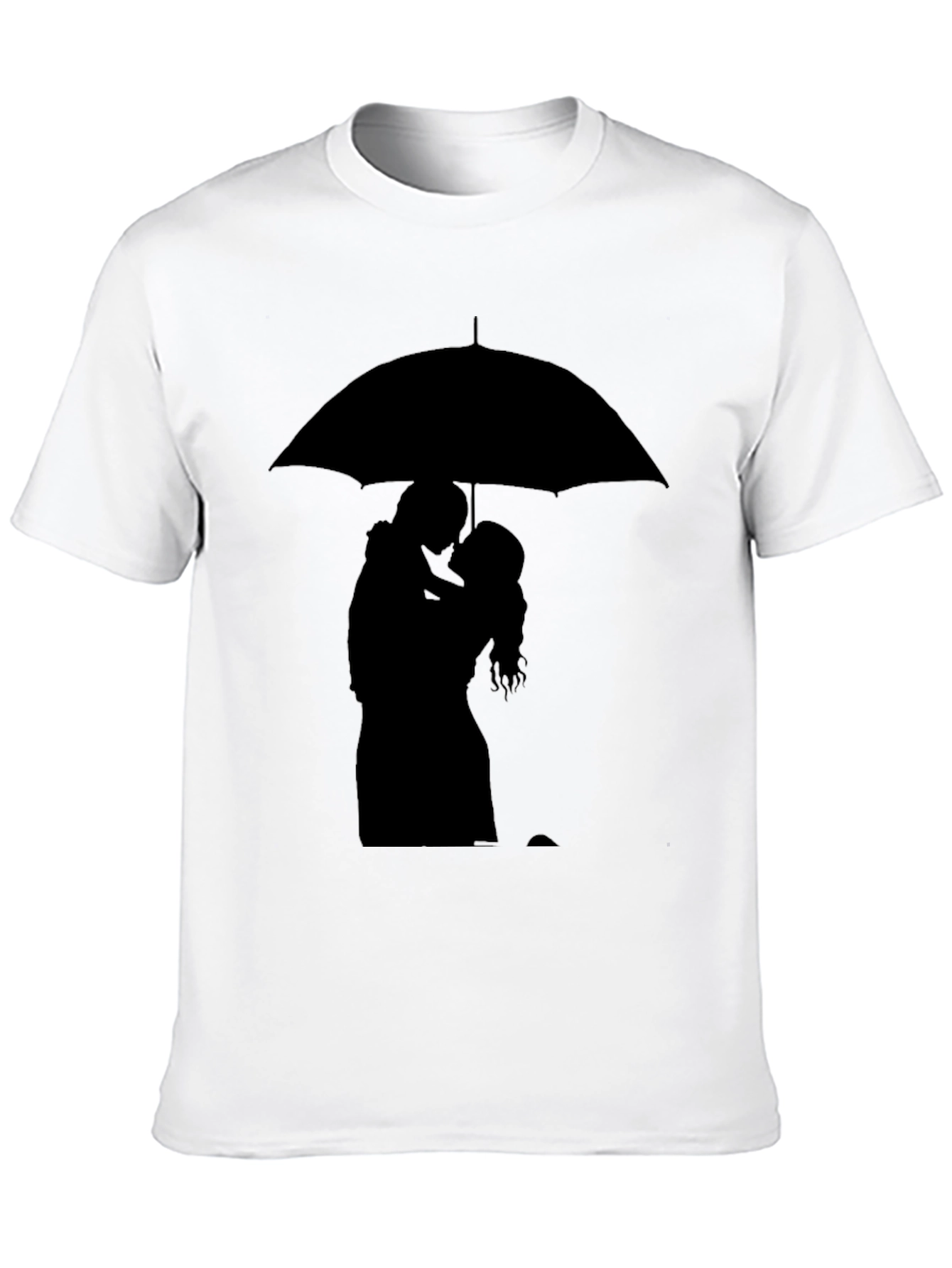 Romantic Silhouette T-Shirt - Under the Umbrella