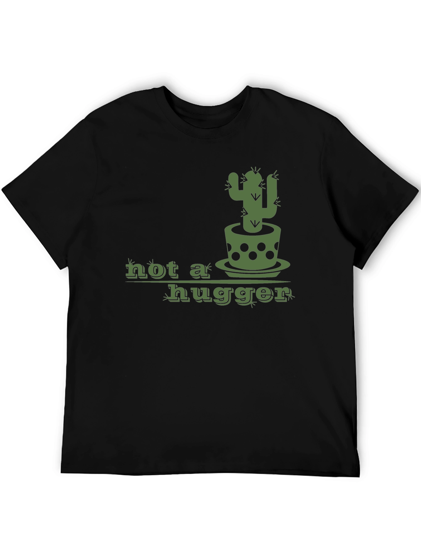 Not a Hugger Cactus Graphic Tee