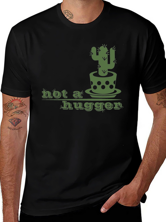 Not a Hugger Cactus Graphic Tee