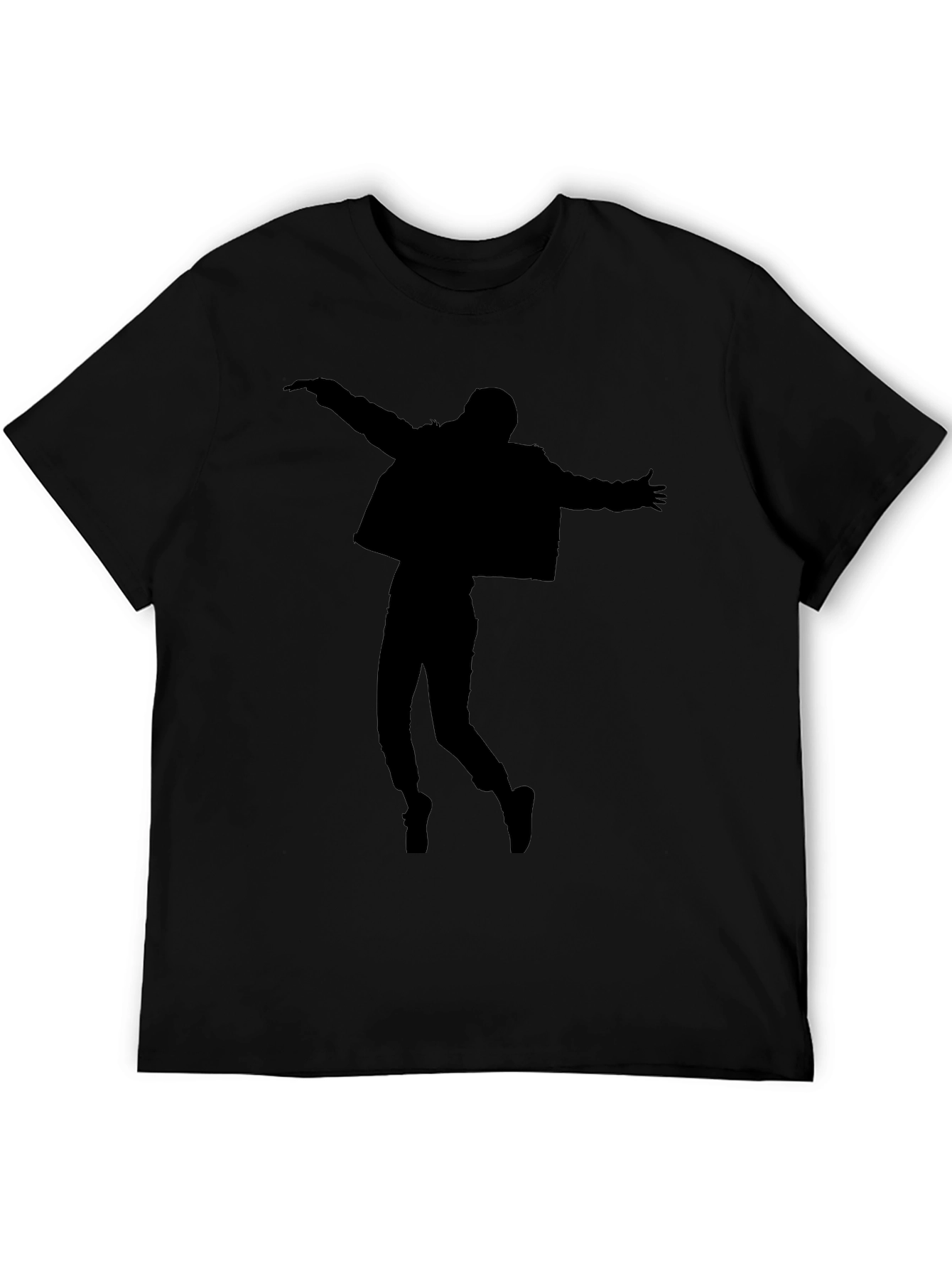 Silhouette Dance T-Shirt - Black Cotton Blend