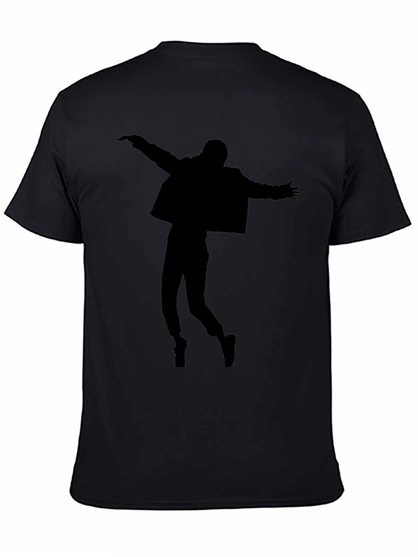 Silhouette Dance T-Shirt - Black Cotton Blend