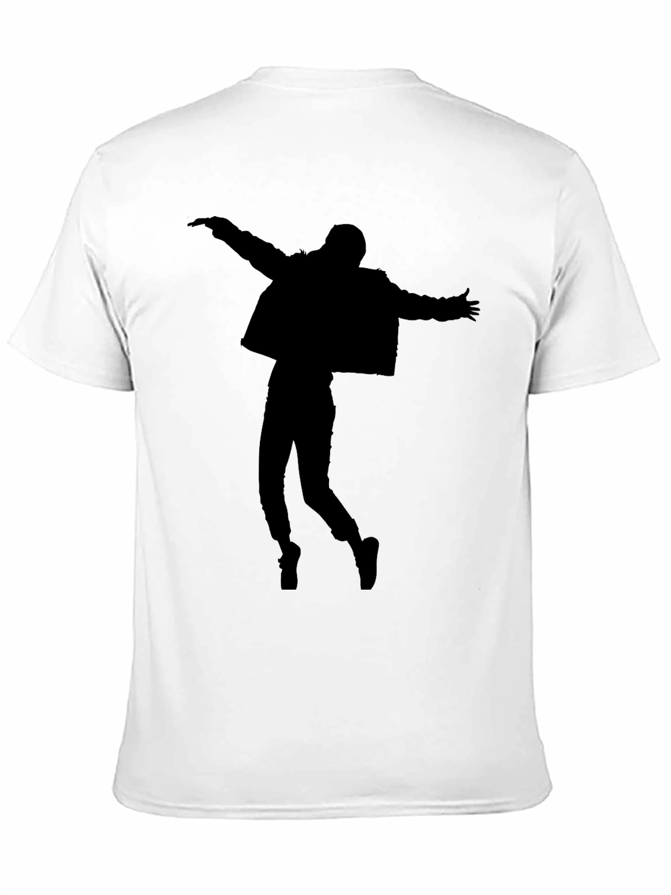 Silhouette Dance T-Shirt - Black Cotton Blend