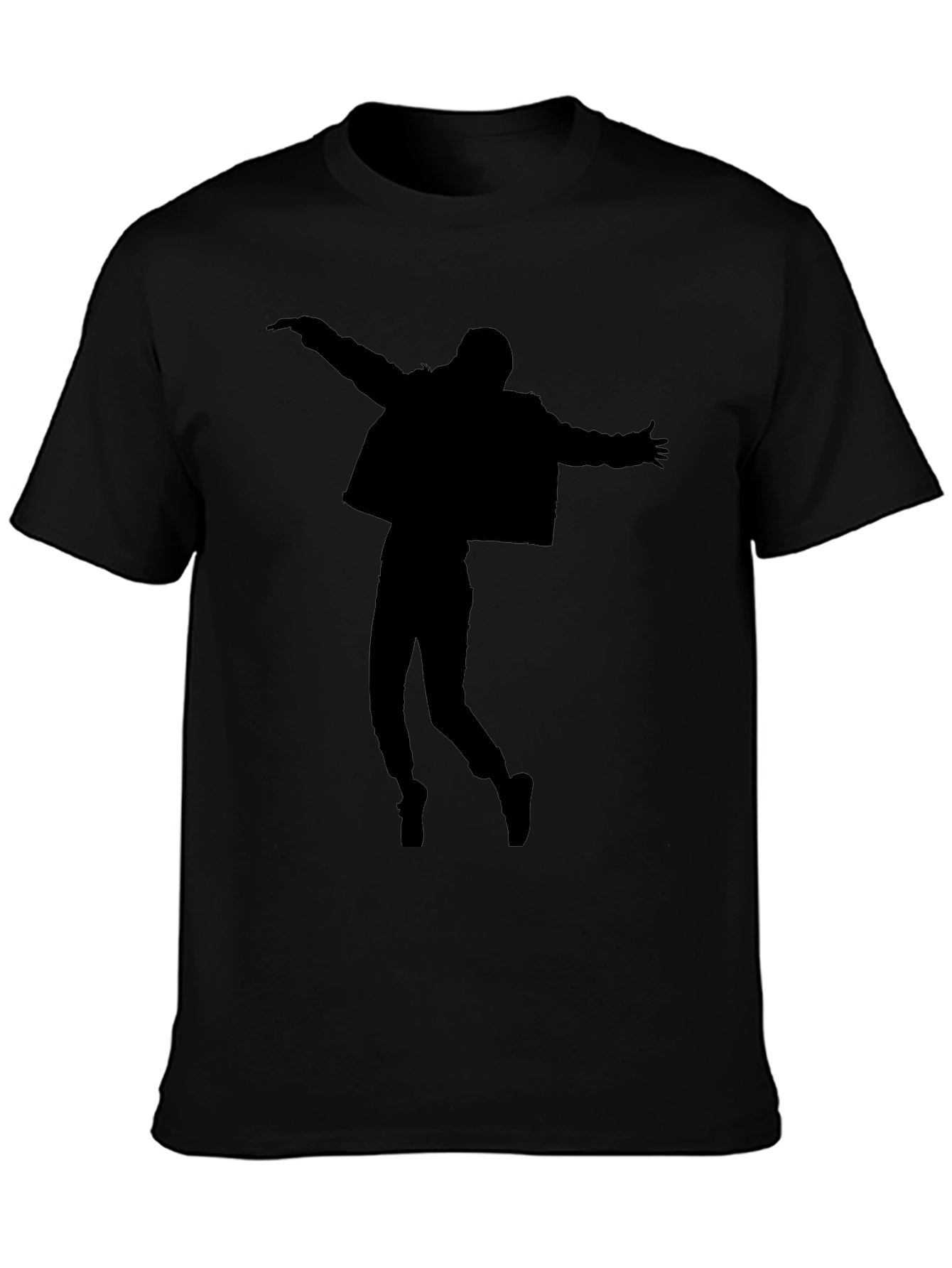 Silhouette Dance T-Shirt - Black Cotton Blend