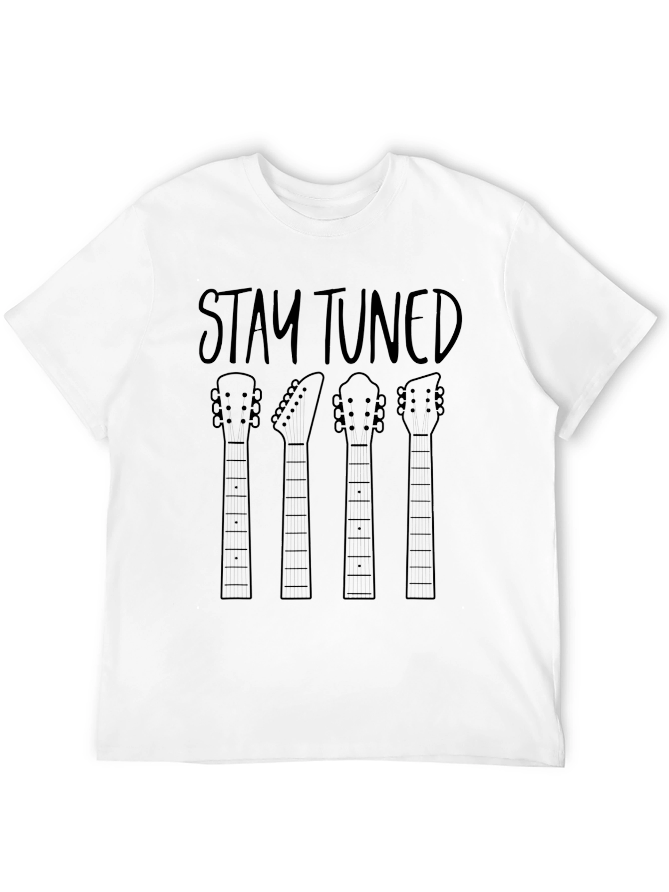 Stay Tuned Guitar Head T-Shirt