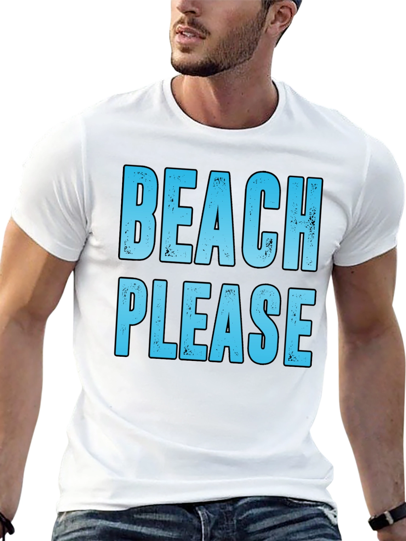 Beach Please T-Shirt - Summer Vacation Tee
