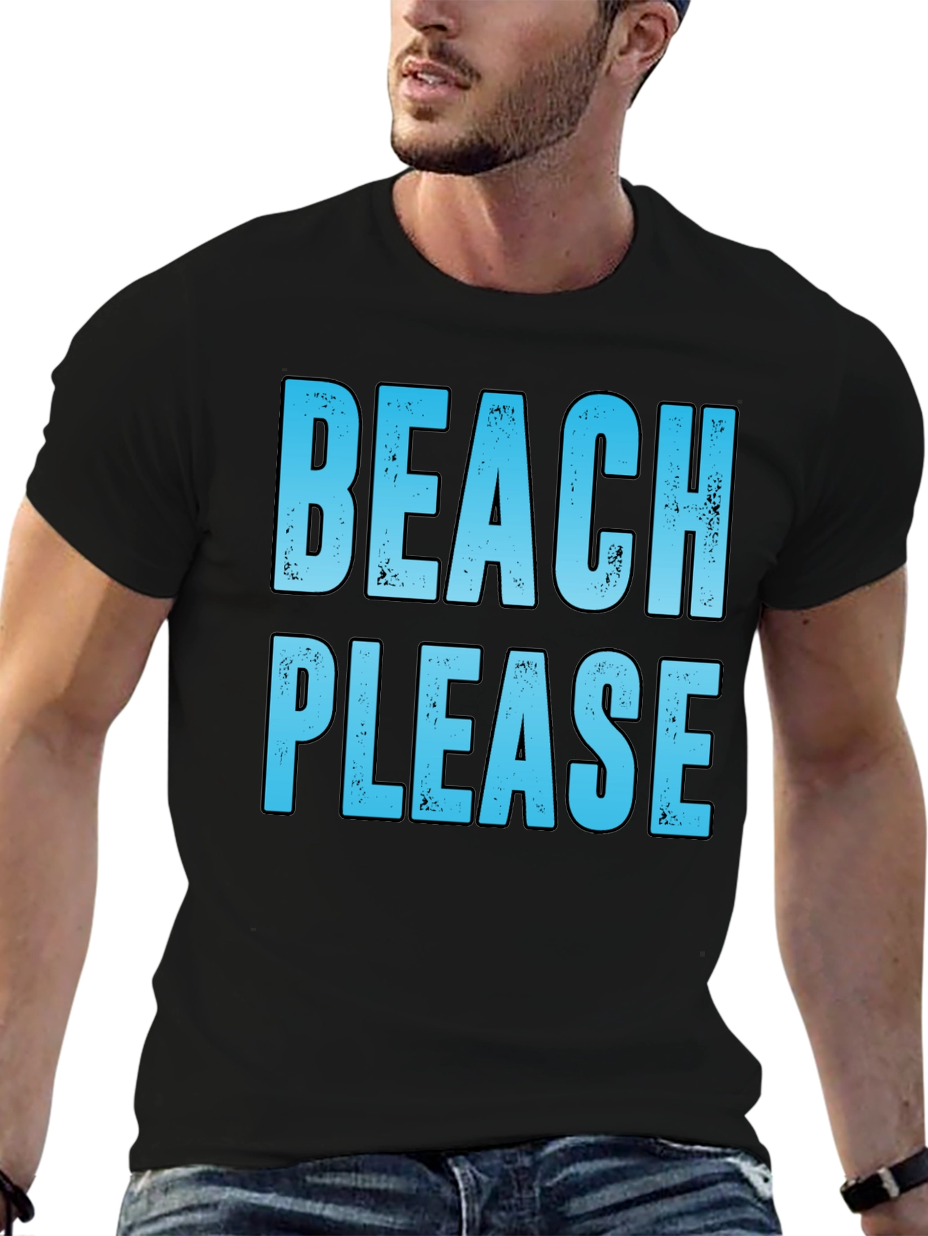 Beach Please T-Shirt - Summer Vacation Tee