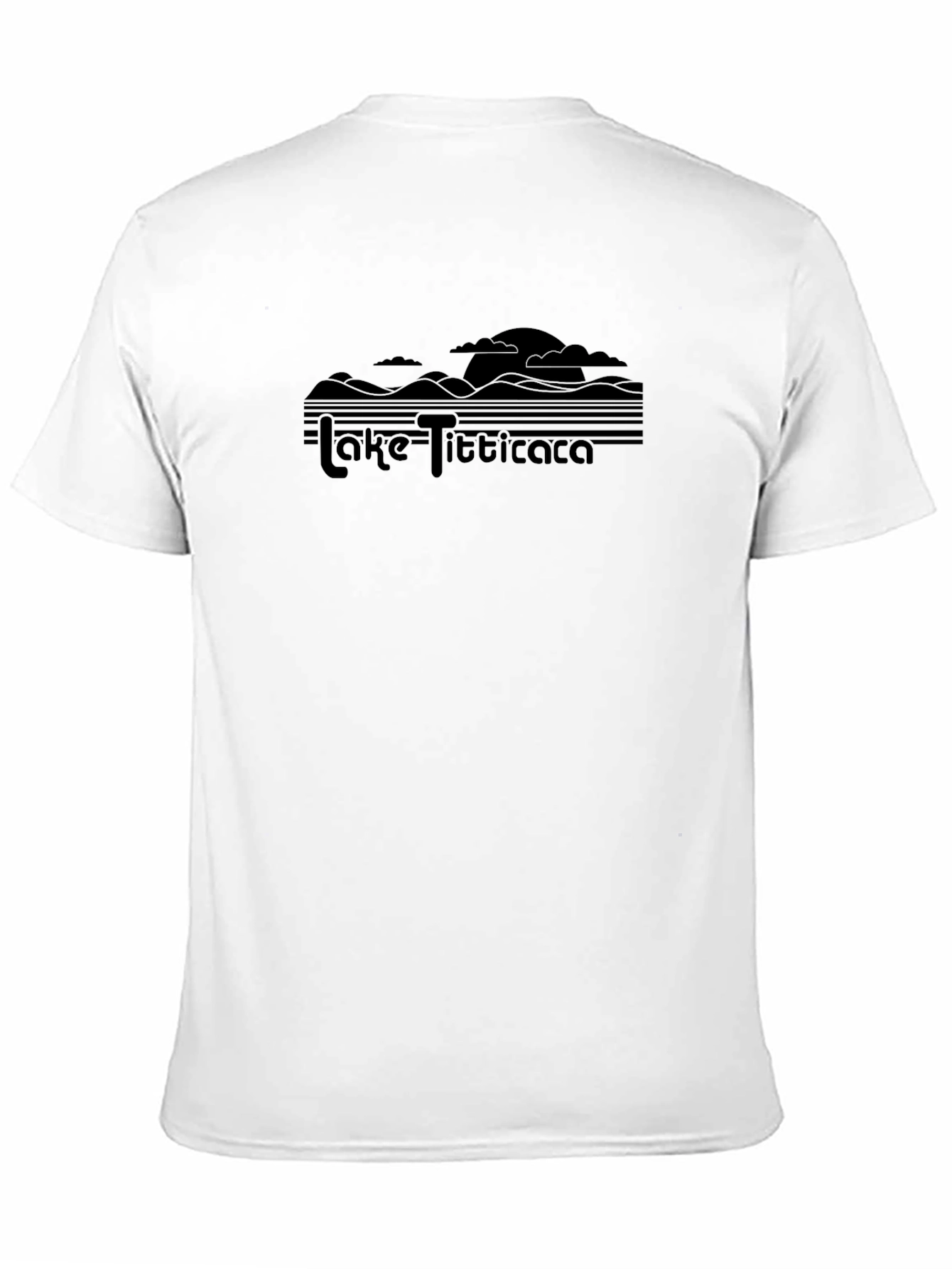 Lake Titicaca Black Graphic T-Shirt