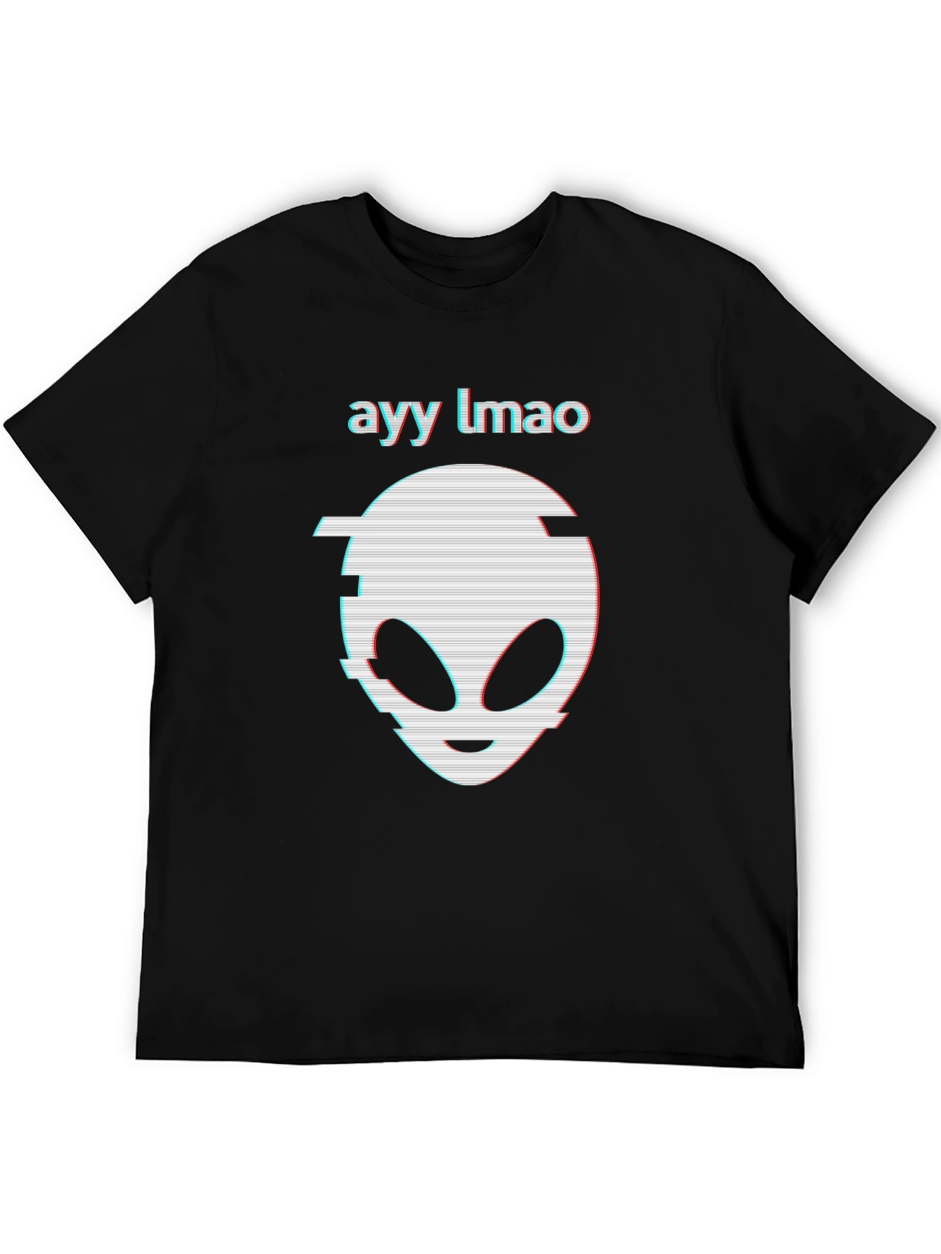 Ayy Lmao Alien Graphic Tee - Black T-Shirt