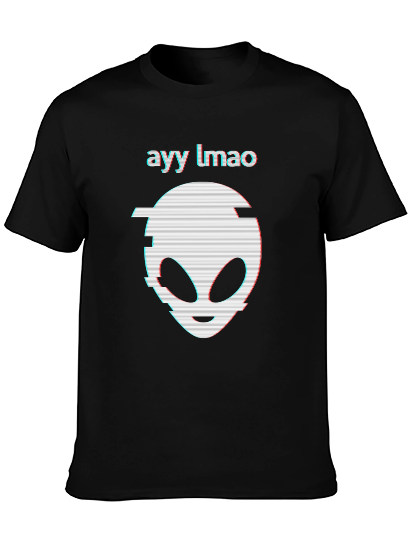 Ayy Lmao Alien Graphic Tee - Black T-Shirt