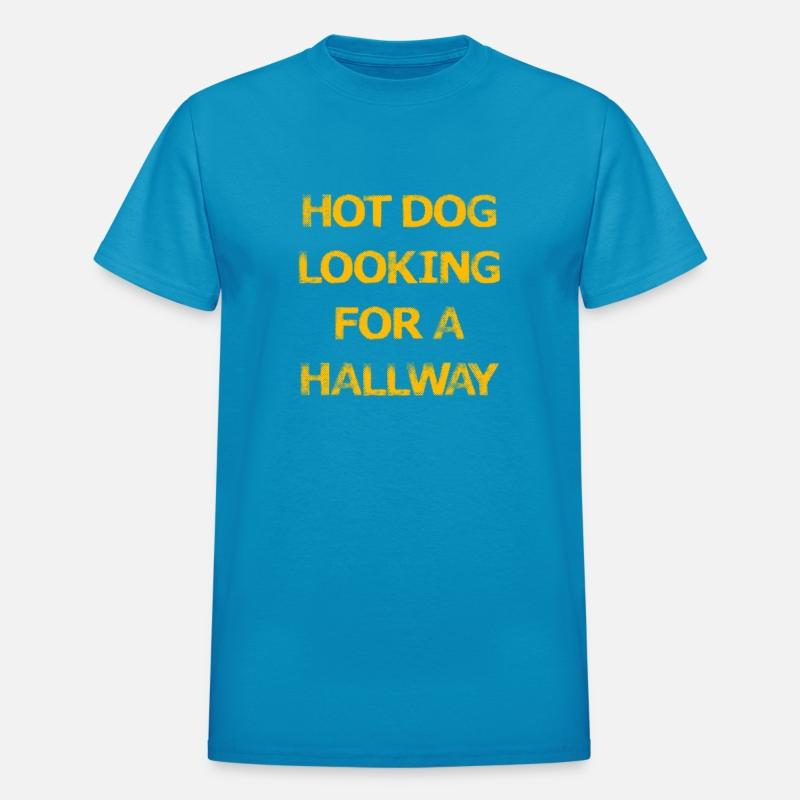 Hot Dog Looking For A Hallway