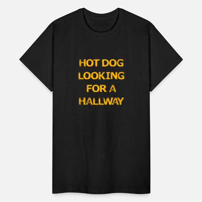 Hot Dog Looking For A Hallway