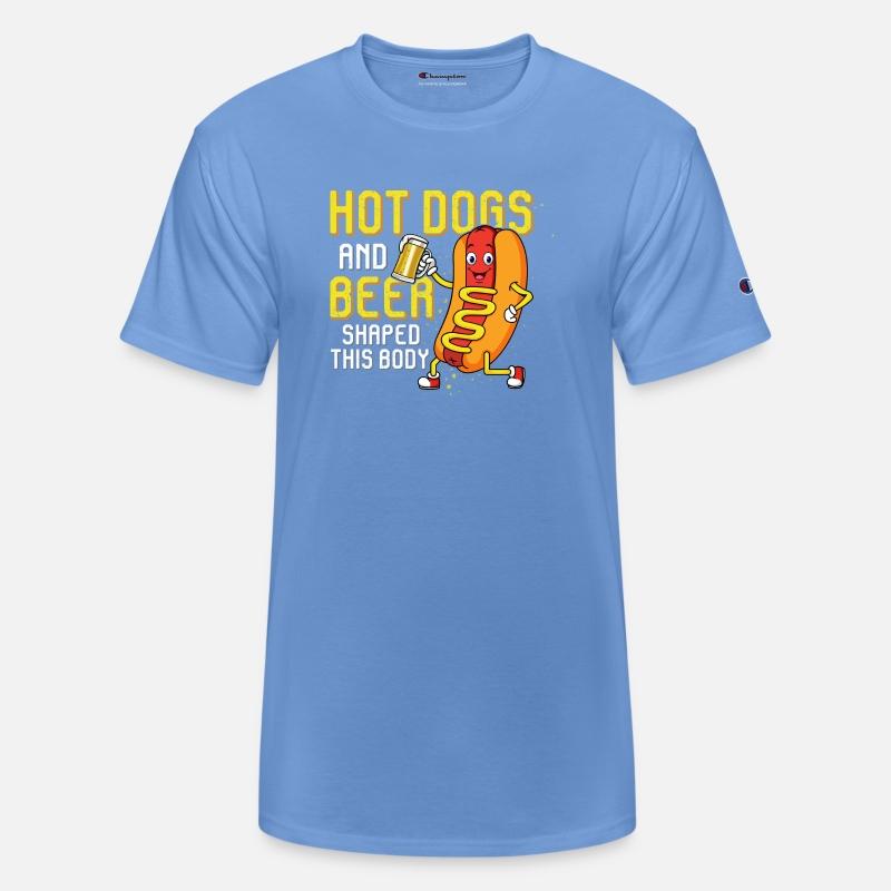 Hot Dogs And Beer Shaped This Body Hotdogs Foodie