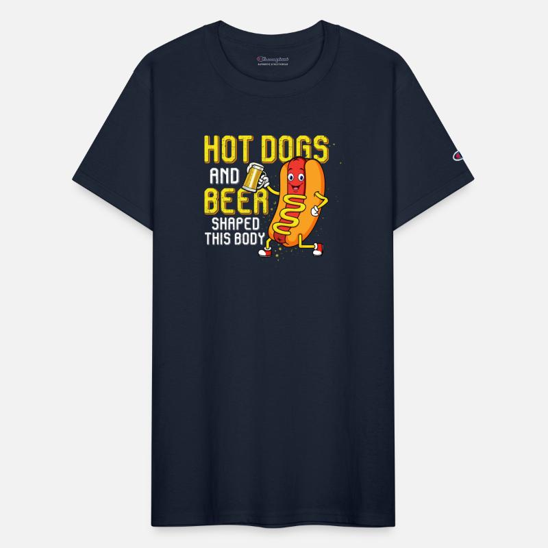 Hot Dogs And Beer Shaped This Body Hotdogs Foodie