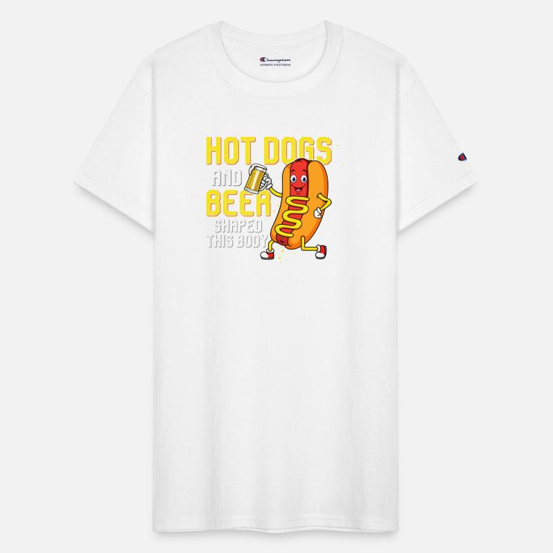 Hot Dogs And Beer Shaped This Body Hotdogs Foodie