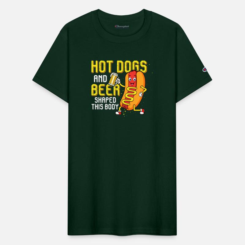 Hot Dogs And Beer Shaped This Body Hotdogs Foodie