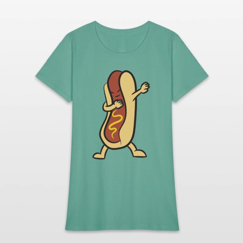 Hotdog Dabbing Funny Hot Dog
