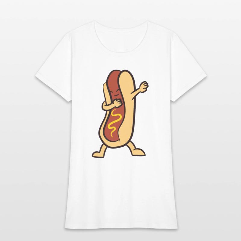 Hotdog Dabbing Funny Hot Dog