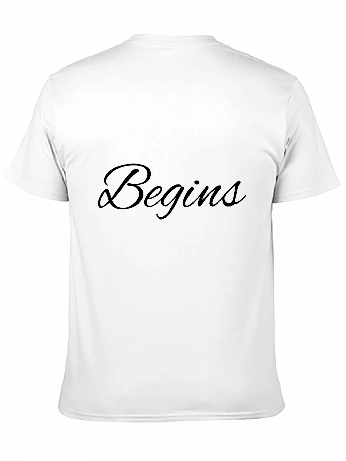 Begins Black T-Shirt