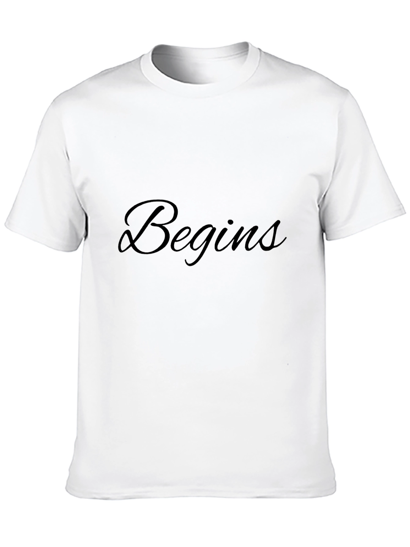 Begins Black T-Shirt